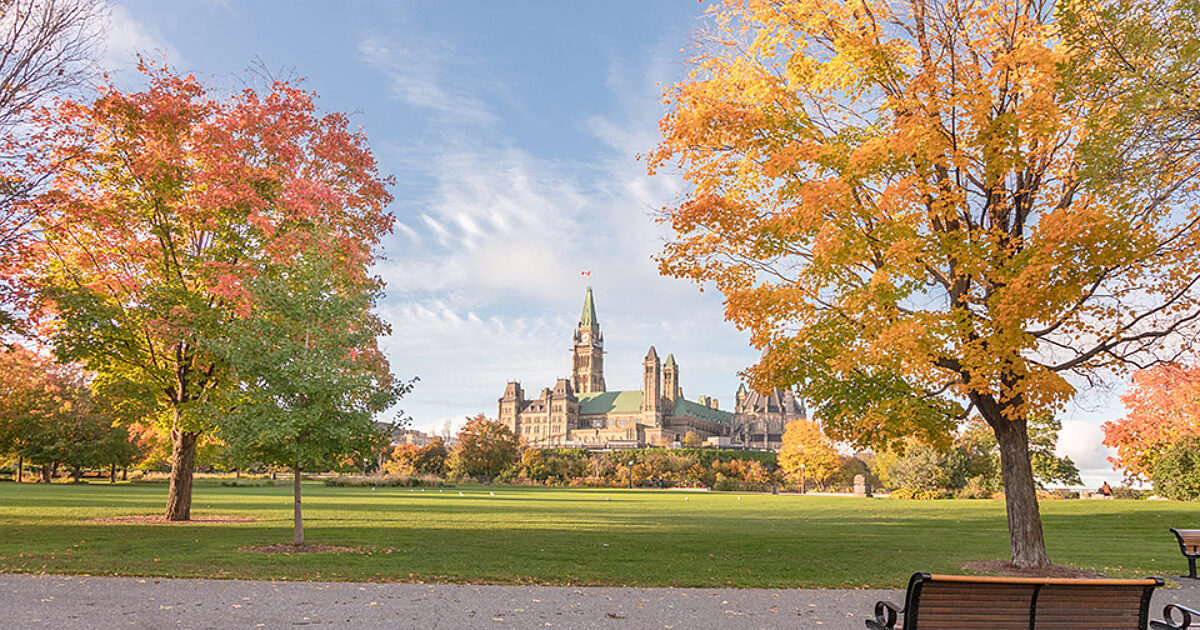 Le Coloris automnal dans la capitale