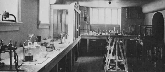Le laboratoire de Willson - Crédit : Société historique de la Vallée de la Gatineau