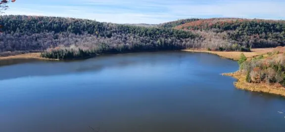 View of Carman Lake from Lookout