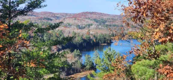View of Carman Lake from Lookout