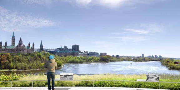 View from redeveloped Kìwekì Point