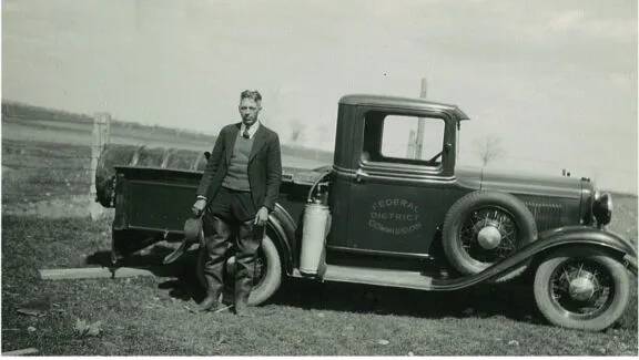 Federal District Commission Truck – probably part of mosquito control. Credit: National Capital Commission