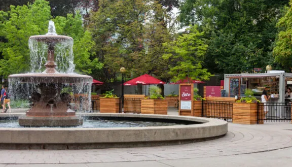 Fountain at Confederation Park