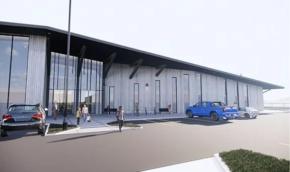 Rendering of the site plan concept
