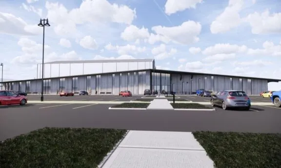 Rendering of the site plan concept