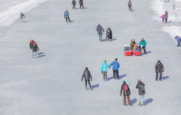 La patinoire du canal Rideau