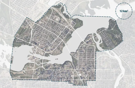 Core Area Sector Plan Boundary Map
