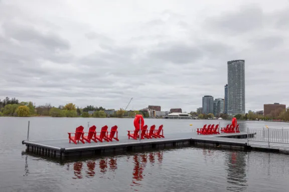 Dow's Lake dock