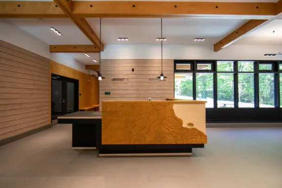 Inside the store