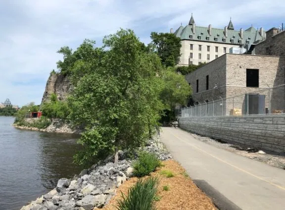 Ottawa River Pathway, after the floods (work completed)