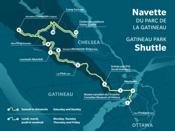 Shuttle map