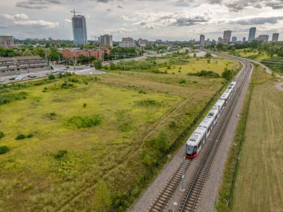 Vue aérienne des plaines LeBreton.