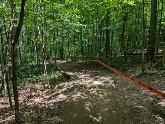 Trail impact (on first 200 meters only), July 2024.