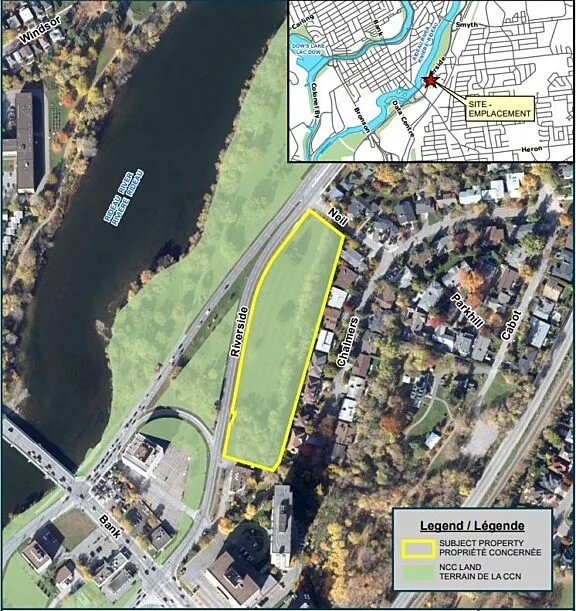 Terrain pour développement: 2169, promenade Riverside, Ottawa (Ontario) 