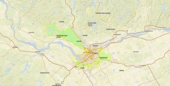 Réhabilitation d’un tronçon du sentier de la Rivière-Gatineau