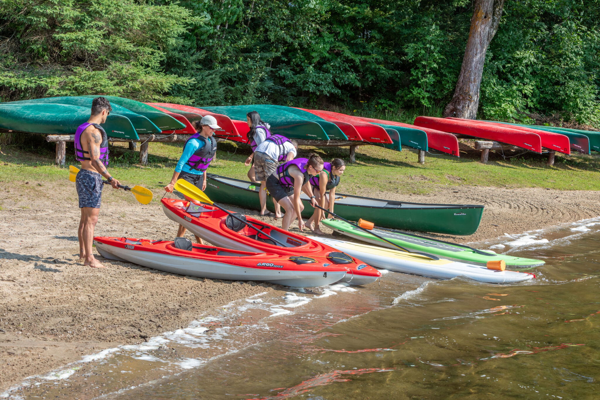 Rampe de mise à l'eau du parc de la Gatineau.