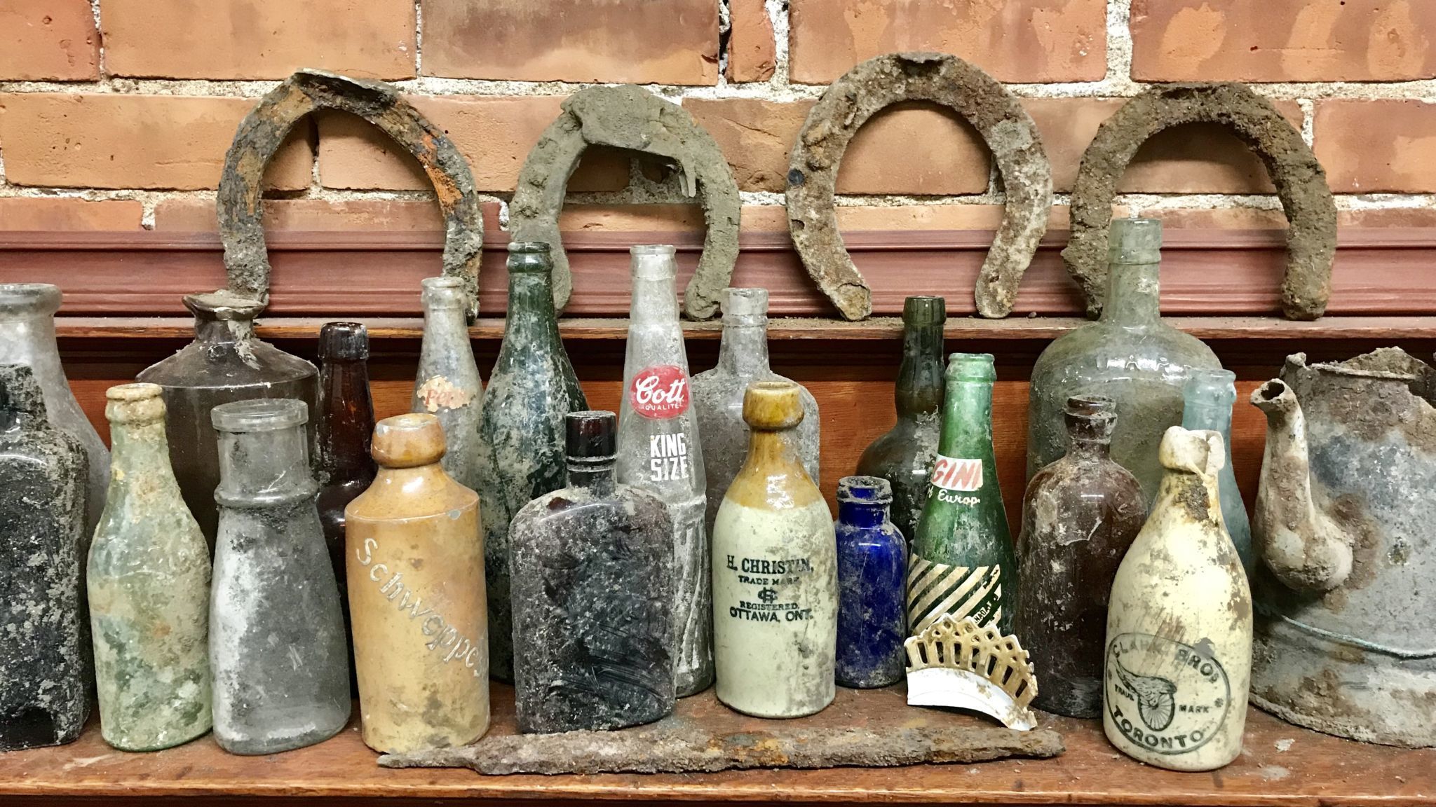 Recovered archaeological resources, Victoria Island, 2019.