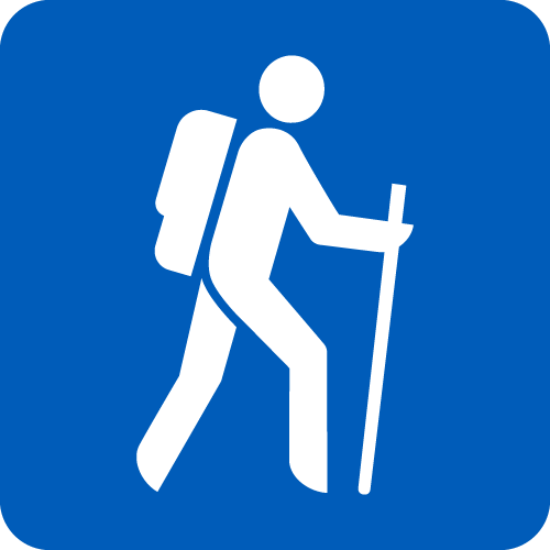Hiking pictogram