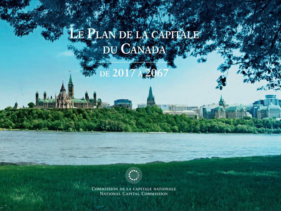 Page couverture du Plan de la capitale du Canada