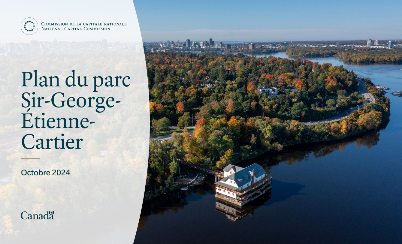 Page couverture du Plan du parc Sir-George-Étienne-Cartier