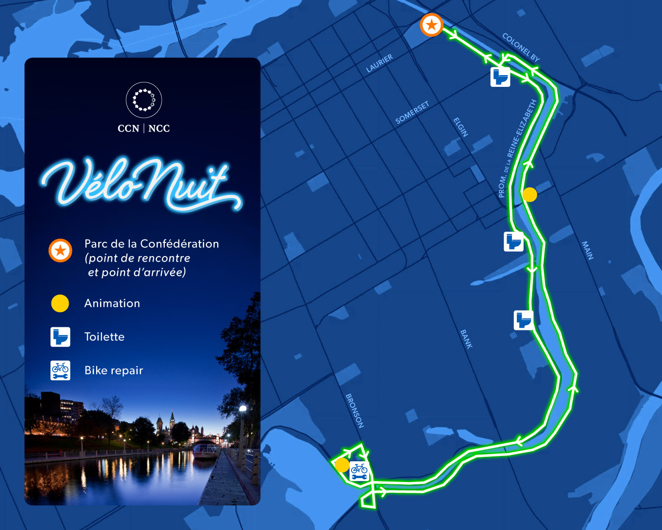 Openncc 2026 bike night map french