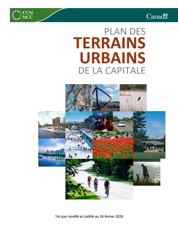 Page couverture du Plan des terrains urbains de la capitale